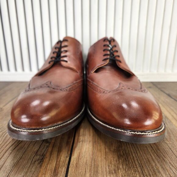 Cole Haan Modern Essentials Grand.OS Wingtip Mens 13 W Brown Leather Derby Shoes main image 11